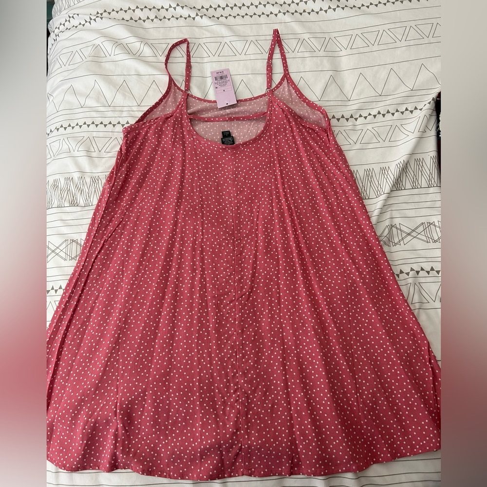 Small - Wild Fable- pink with white polka dots NWT